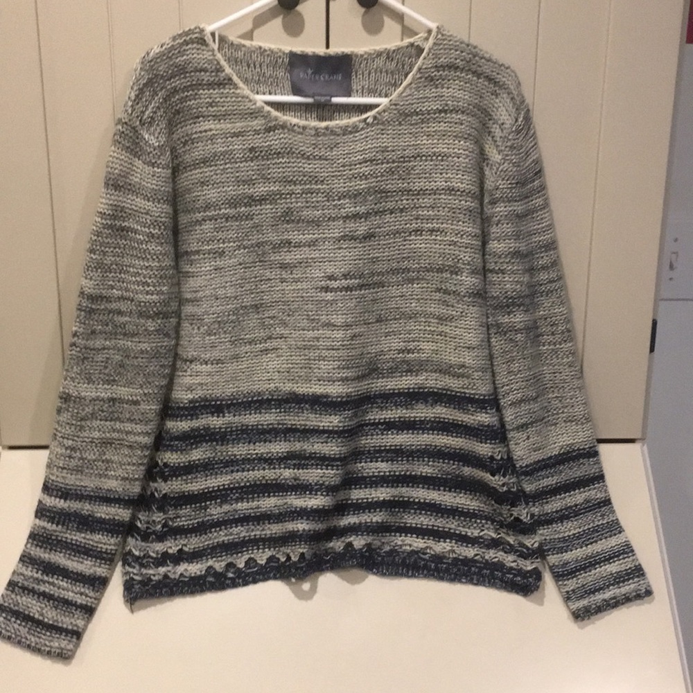 Paper Crane Sweater with Cutout Details